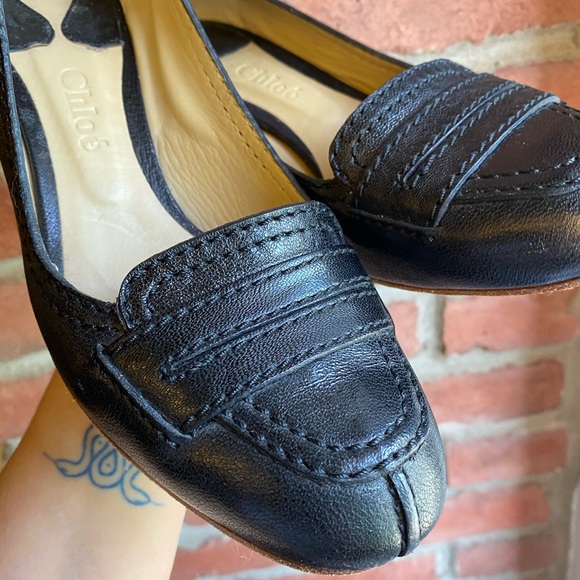 Authentic Chloe Loafers 90s - Picture 4 of 4